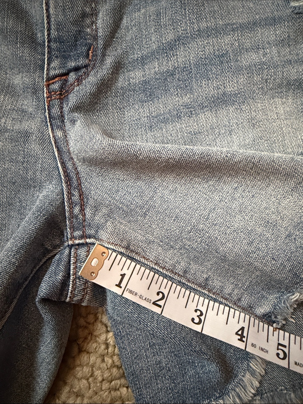 Seven7 Light Blue Distressed Denim Cutoff Shorts - Picture 8 of 8